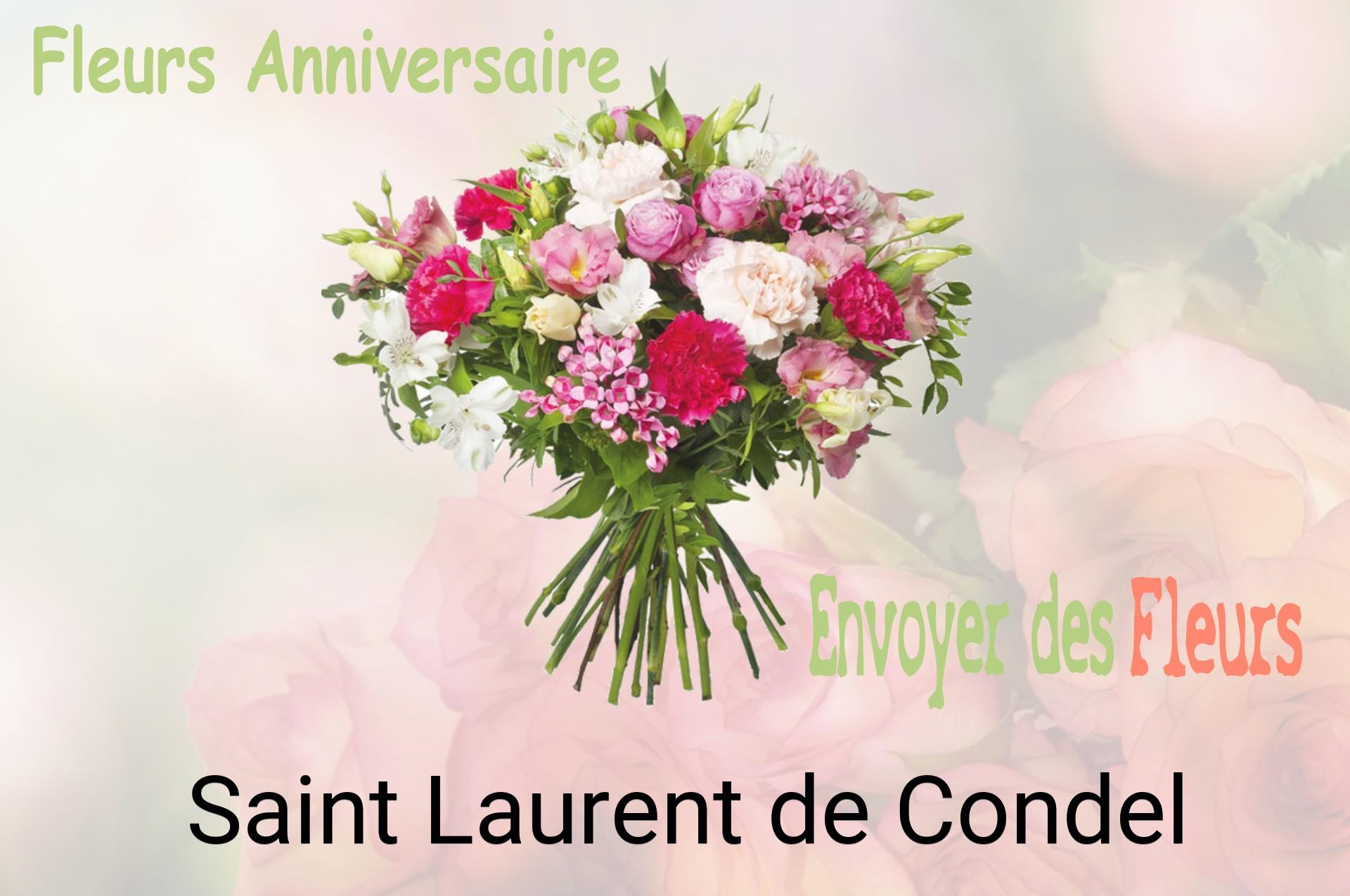 Bouquet de fleurs d’anniversaire livré à Saint-Laurent-de-Condel